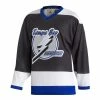 TAMPA BAY LIGHTNING ADIDAS TEAM CLASSICS ADULT BLACK HOCKEY JERSEY -Jersey shop TAMPA BAY LIGHTNING ADIDAS TEAM CLASSICS ADULT BLACK HOCKEY JERSEY FRONT SIDE