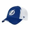TAMPA BAY LIGHTNING FANATICS AUTHENTIC PRO 2022 NHL DRAFT STRUCTURED TRUCKER HAT -Jersey shop TAMPA BAY LIGHTNING FANATICS AUTHENTIC PRO 2022 NHL DRAFT STRUCTURED TRUCKER HAT TWO
