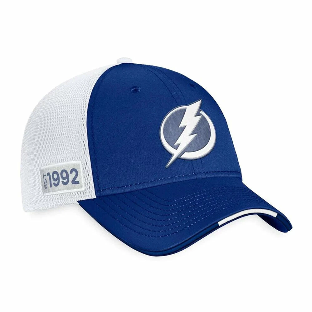 TAMPA BAY LIGHTNING FANATICS AUTHENTIC PRO 2022 NHL DRAFT STRUCTURED TRUCKER HAT 5 TAMPA BAY LIGHTNING FANATICS AUTHENTIC PRO 2022 NHL DRAFT STRUCTURED TRUCKER HAT - Image 3