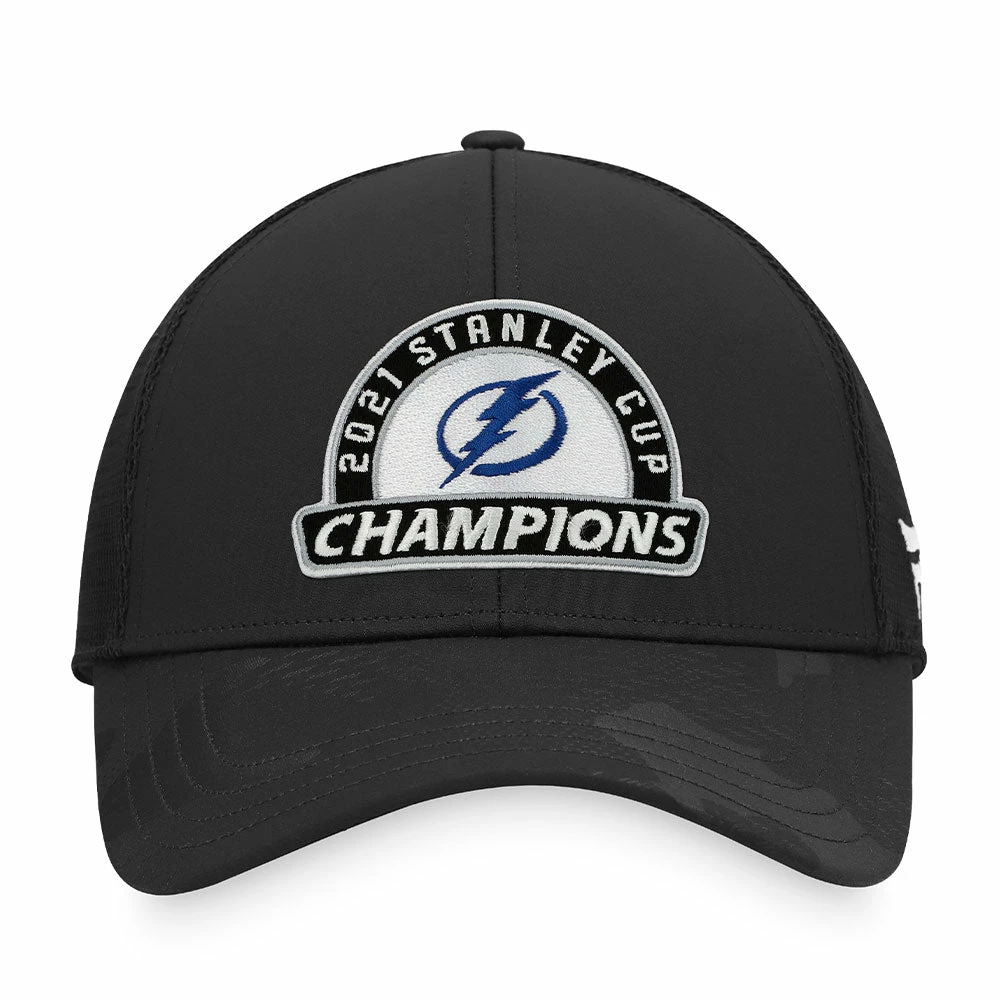 TAMPA BAY LIGHTNING FANATICS OFFICIAL AUTHENTIC 2021 NHL STANLEY CUP CHAMPIONS ADJUSTABLE HAT 4 TAMPA BAY LIGHTNING FANATICS OFFICIAL AUTHENTIC 2021 NHL STANLEY CUP CHAMPIONS ADJUSTABLE HAT - Image 2