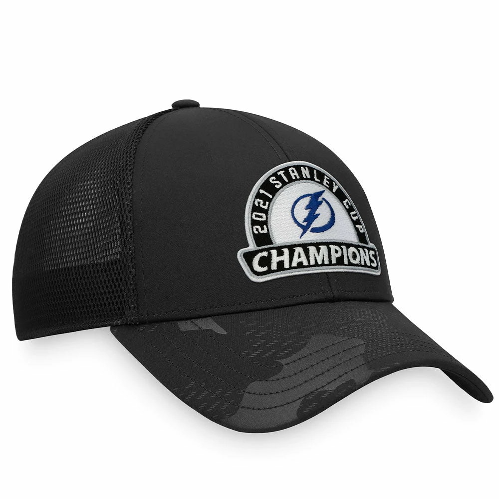 TAMPA BAY LIGHTNING FANATICS OFFICIAL AUTHENTIC 2021 NHL STANLEY CUP CHAMPIONS ADJUSTABLE HAT 5 TAMPA BAY LIGHTNING FANATICS OFFICIAL AUTHENTIC 2021 NHL STANLEY CUP CHAMPIONS ADJUSTABLE HAT - Image 3