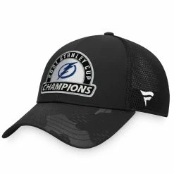 TAMPA BAY LIGHTNING FANATICS OFFICIAL AUTHENTIC 2021 NHL STANLEY CUP CHAMPIONS ADJUSTABLE HAT