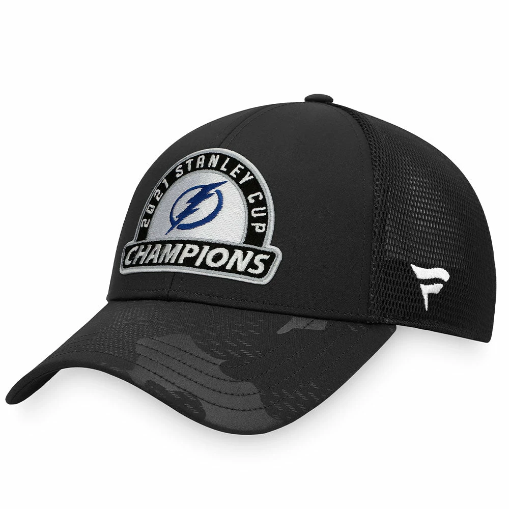 TAMPA BAY LIGHTNING FANATICS OFFICIAL AUTHENTIC 2021 NHL STANLEY CUP CHAMPIONS ADJUSTABLE HAT 3 TAMPA BAY LIGHTNING FANATICS OFFICIAL AUTHENTIC 2021 NHL STANLEY CUP CHAMPIONS ADJUSTABLE HAT