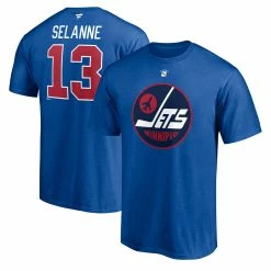 TEEMU SELANNE WINNIPEG JETS FANATICS ADULT HERITAGE T SHIRT -Jersey shop TEEMU SELANNE WINNIPEG JETS FANATICS MEN S HERITAGE T SHIRT PAIR