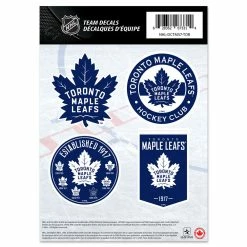 Mustang TORONTO MAPLE LEAFS 5" X 7" MINI DECAL SET