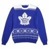 KDI TORONTO MAPLE LEAFS BIG LOGO 2 COLOR UGLY SWEATER -Jersey shop TORONTO MAPLE LEAFS BIG LOGO 2 COLOR UGLY SWEATER