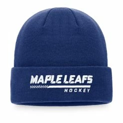 TORONTO MAPLE LEAFS FANATICS MEN'S AUTHENTIC PRO LOCKER ROOM CUFF BEANIE TOQUE