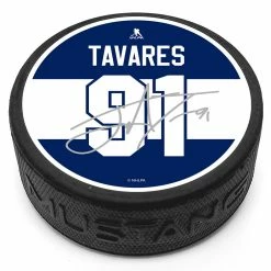 Mustang TORONTO MAPLE LEAFS JOHN TAVARES PUCK NHLPA COLLECTION