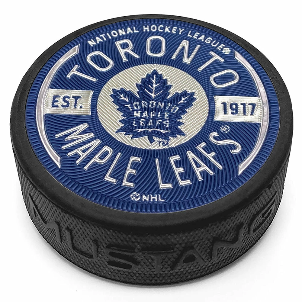 Mustang TORONTO MAPLE LEAFS TRIMFLEXX GEAR PUCK 3 Mustang TORONTO MAPLE LEAFS TRIMFLEXX GEAR PUCK