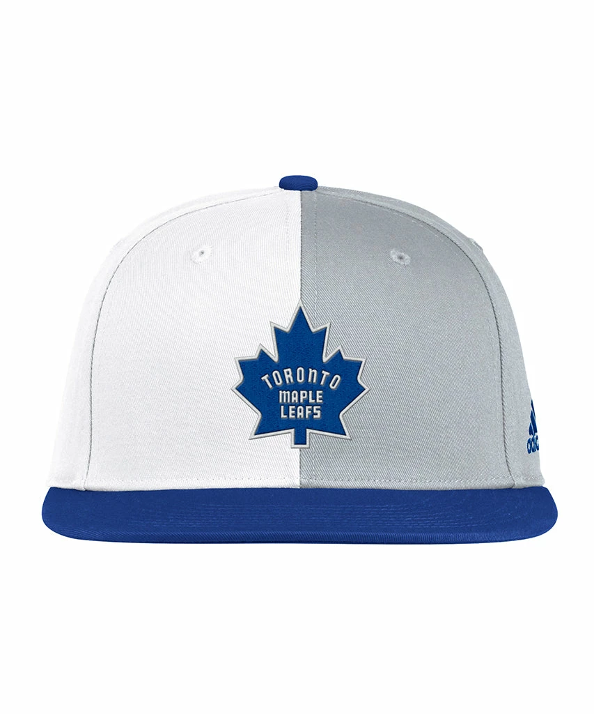TORONTO MAPLE LEAFS ADIDAS ADULT REVERSE RETRO FLAT BRIM SNAPBACK HAT 3 TORONTO MAPLE LEAFS ADIDAS ADULT REVERSE RETRO FLAT BRIM SNAPBACK HAT