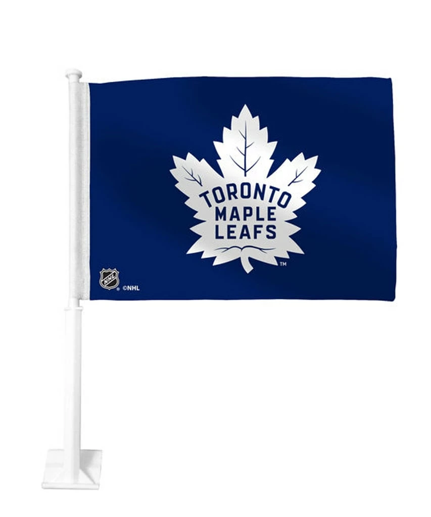 Mustang TORONTO MAPLE LEAFS CAR FLAG 3 Mustang TORONTO MAPLE LEAFS CAR FLAG