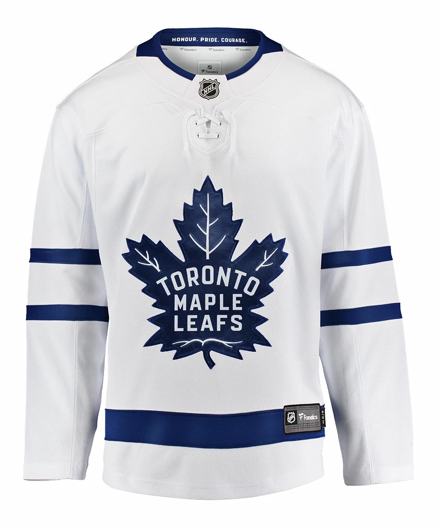 FANATICS TORONTO MAPLE LEAFS ADULT AWAY BREAKAWAY JERSEY 3 FANATICS TORONTO MAPLE LEAFS ADULT AWAY BREAKAWAY JERSEY