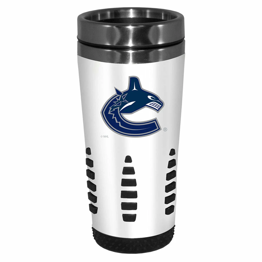 Mustang VANCOUVER CANUCKS 16OZ HUNTSVILLE TRAVEL MUG - WHITE 3 Mustang VANCOUVER CANUCKS 16OZ HUNTSVILLE TRAVEL MUG - WHITE