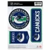 Mustang VANCOUVER CANUCKS 8" X 11" DECAL SET -Jersey shop VANCOUVER CANUCKS 8X11 DECAL SET