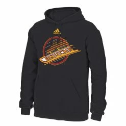 VANCOUVER CANUCKS ADIDAS ADULT BIG HERITAGE LOGO HOODIE