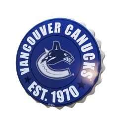 KDI VANCOUVER CANUCKS BOTTLE CAP WALL LOGO