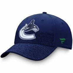 VANCOUVER CANUCKS FANATICS MEN'S AUTHENTIC PRO LOCKER ROOM STRUCTURED STRETCH FLEX HAT