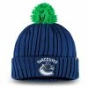 VANCOUVER CANUCKS FANATICS MEN'S CUFFED BEANIE WITH POM TOQUE -Jersey shop VANCOUVER CANUCKS FANATICS MEN S CUFFED BEANIE WITH POM TOQUE