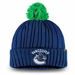 VANCOUVER CANUCKS FANATICS MEN'S CUFFED BEANIE WITH POM TOQUE