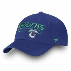 VANCOUVER CANUCKS FANATICS MEN'S RINKSIDE FUNDAMENTAL ADJUSTABLE HAT