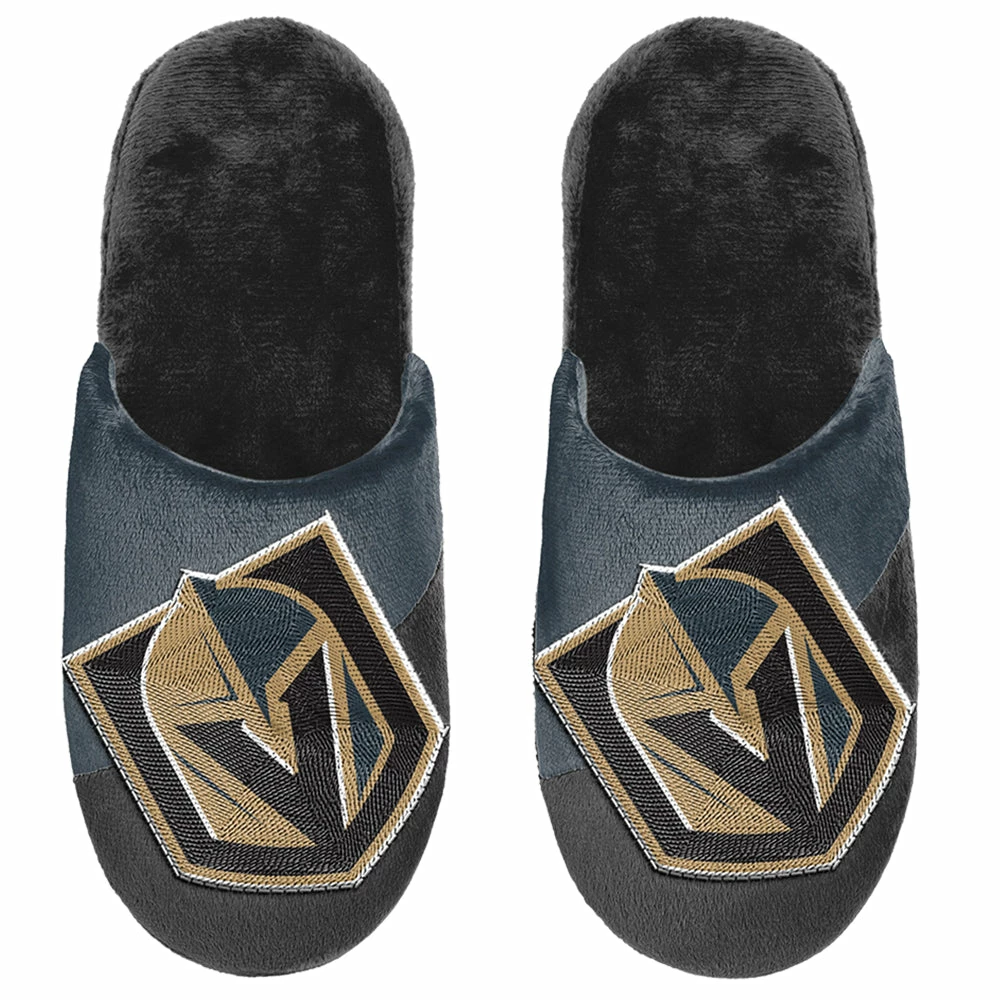 KDI VEGAS GOLDEN KNIGHTS BIG LOGO SLIPPERS 3 KDI VEGAS GOLDEN KNIGHTS BIG LOGO SLIPPERS
