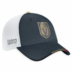 VEGAS GOLDEN KNIGHTS FANATICS AUTHENTIC PRO 2022 NHL DRAFT STRUCTURED TRUCKER HAT -Jersey shop VEGAS GOLDEN KNIGHTS FANATICS AUTHENTIC PRO 2022 NHL DRAFT STRUCTURED TRUCKER HAT