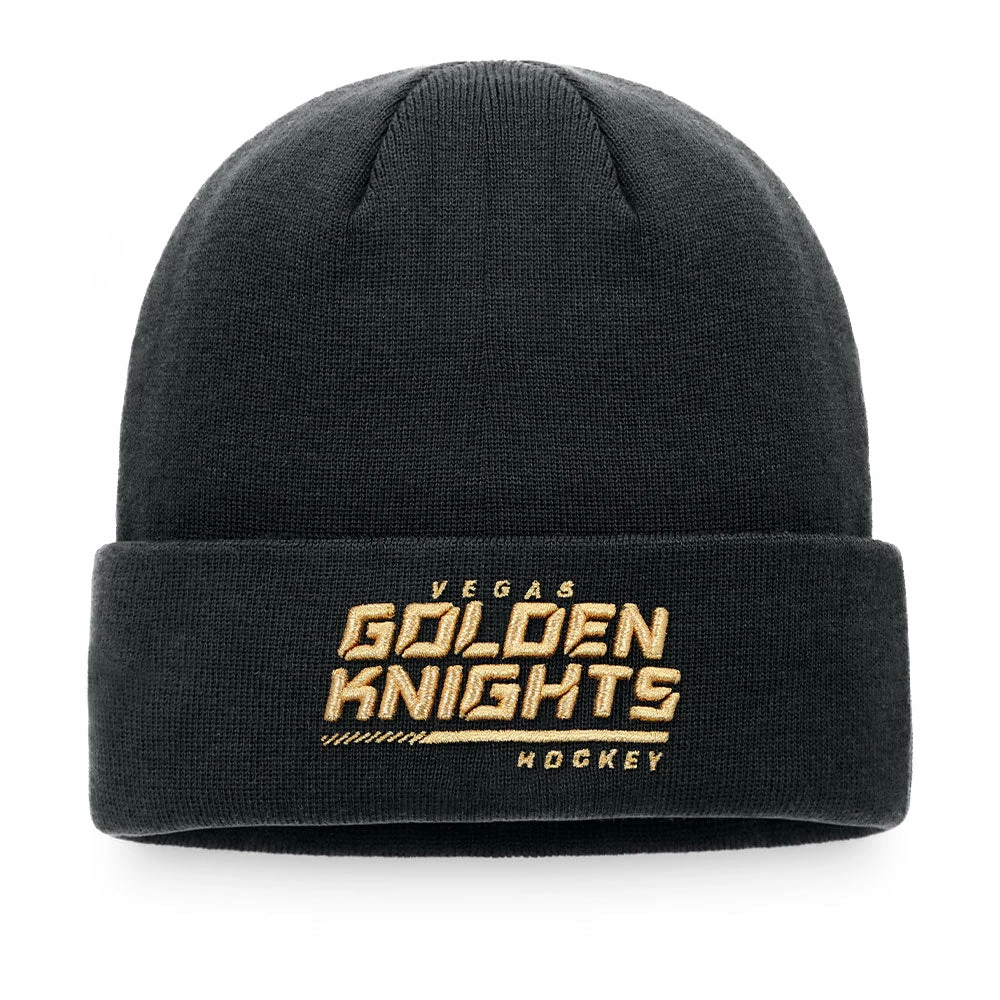 VEGAS GOLDEN KNIGHTS FANATICS MEN'S AUTHENTIC PRO LOCKER ROOM CUFF BEANIE TOQUE 3 VEGAS GOLDEN KNIGHTS FANATICS MEN'S AUTHENTIC PRO LOCKER ROOM CUFF BEANIE TOQUE
