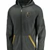 VEGAS GOLDEN KNIGHTS FANATICS MEN'S RINKSIDE GRIDBACK FULL ZIP HOODIE -Jersey shop VEGAS GOLDEN KNIGHTS FANATICS MEN S RINKSIDE GRIDBACK FULL ZIP HOODIE FRONT