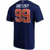 WAYNE GRETZKY EDMONTON OILERS FANATICS ADULT HERITAGE T SHIRT