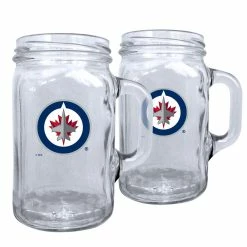 Mustang WINNIPEG JETS 16OZ MASON MUGS - 2 PACK