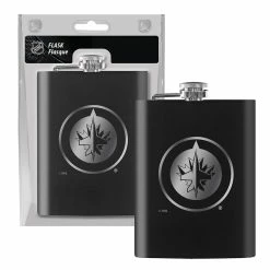 Mustang WINNIPEG JETS 8OZ FLASK - LASER ETCH