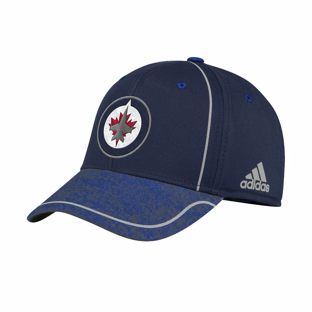 WINNIPEG JETS ADIDAS MEN'S 2018 NHL STRUCTURED DRAFT HAT 3 WINNIPEG JETS ADIDAS MEN'S 2018 NHL STRUCTURED DRAFT HAT
