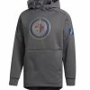 WINNIPEG JETS ADIDAS MEN'S GAME MODE PO HOODIE - GREY -Jersey shop WINNIPEG JETS ADIDAS MEN S GAME MODE PO HOODIE 3