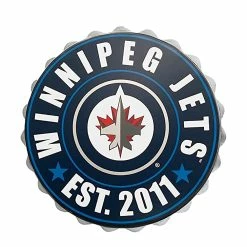 KDI WINNIPEG JETS BOTTLE CAP WALL LOGO