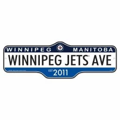 Mustang WINNIPEG JETS DELUXE STREET SIGN 8X23