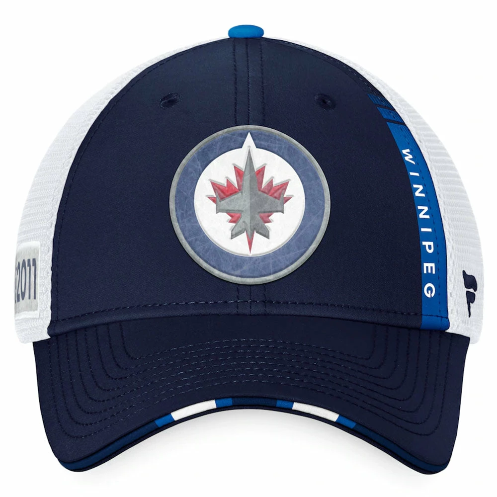 WINNIPEG JETS FANATICS AUTHENTIC PRO 2022 NHL DRAFT STRUCTURED TRUCKER HAT 4 WINNIPEG JETS FANATICS AUTHENTIC PRO 2022 NHL DRAFT STRUCTURED TRUCKER HAT - Image 2