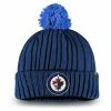 WINNIPEG JETS FANATICS MEN'S CUFFED BEANIE WITH POM TOQUE -Jersey shop WINNIPEG JETS FANATICS MEN S CUFFED BEANIE WITH POM TOQUE