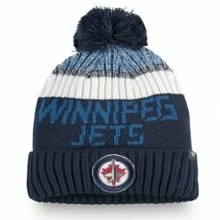 WINNIPEG JETS FANATICS MEN'S RINKSIDE GOALIE POM BEANIE TOQUE