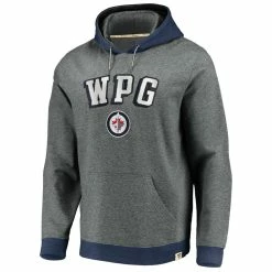 WINNIPEG JETS FANATICS MEN'S TRUE CLASSICS COLOUR BLOCK HOODIE