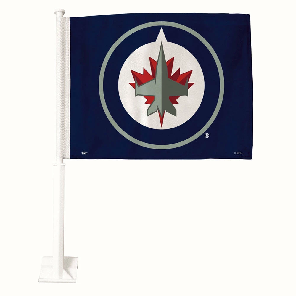 The Sports Vault WINNIPEG JETS CAR FLAG 3 The Sports Vault WINNIPEG JETS CAR FLAG