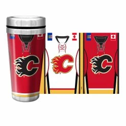 Mustang CALGARY FLAMES 16oz JERSEY TRAVEL MUG