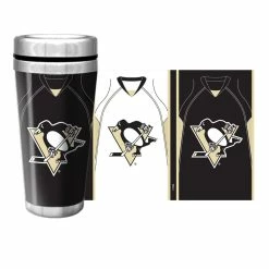 Mustang PITTSBURGH PENGUINS 16oz JERSEY TRAVEL MUG