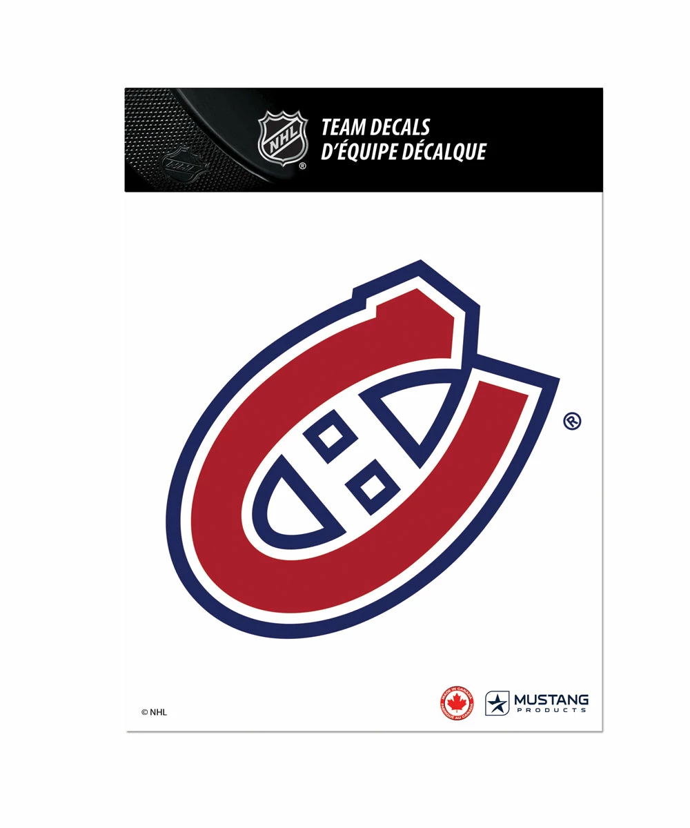 THE SPORTS VAULT MONTREAL CANADIENS TEAM DECAL 3 THE SPORTS VAULT MONTREAL CANADIENS TEAM DECAL