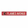 THE SPORTS VAULT CALGARY FLAMES STANDARD STREET SIGN -Jersey shop mustang 2017 street sign front cfl