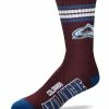 NSSI G-III COLORADO AVALANCHE 4 STRIPE DEUCE MEN'S SOCKS -Jersey shop nssi 2017 4stripe decue sock cav