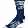 NSSI G-III TAMPA BAY LIGHTNING 4 STRIPE DEUCE MEN'S SOCKS 1 NSSI G-III TAMPA BAY LIGHTNING 4 STRIPE DEUCE MEN'S SOCKS -Jersey shop nssi 2017 4stripe decue sock tbl