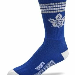 NSSI G-III TORONTO MAPLE LEAFS 4 STRIPE DEUCE MEN'S SOCKS