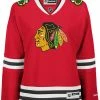 REEBOK CHICAGO BLACKHAWKS WOMEN'S HOME JERSEY